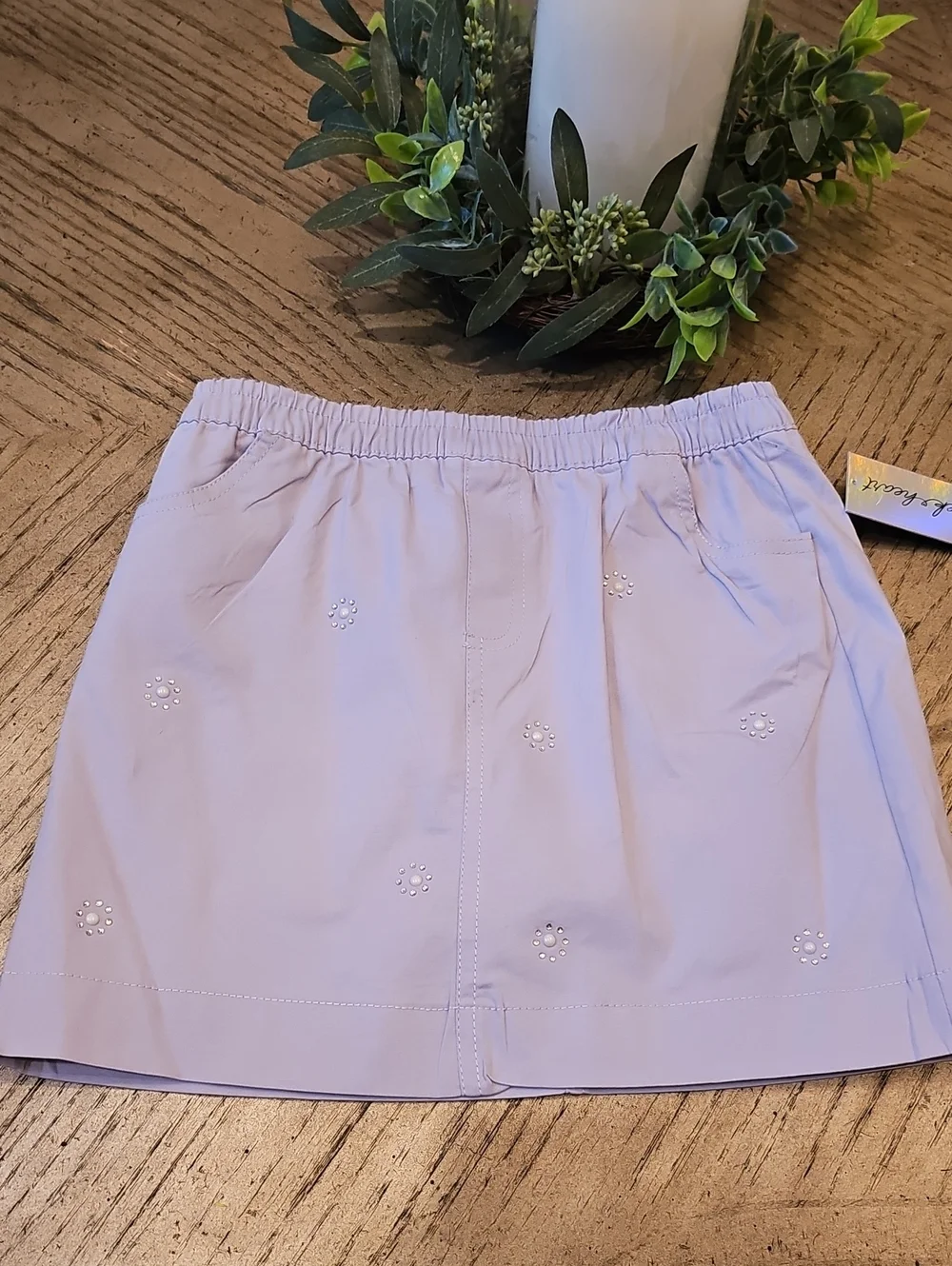 Lavender Purple Skirt With Shorts Size 13 NWT Derek Heart